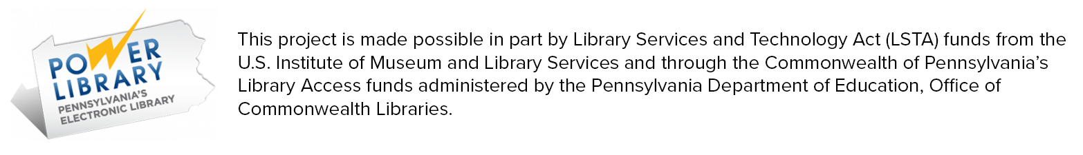 Link to PowerLibrary resources available with your library card.